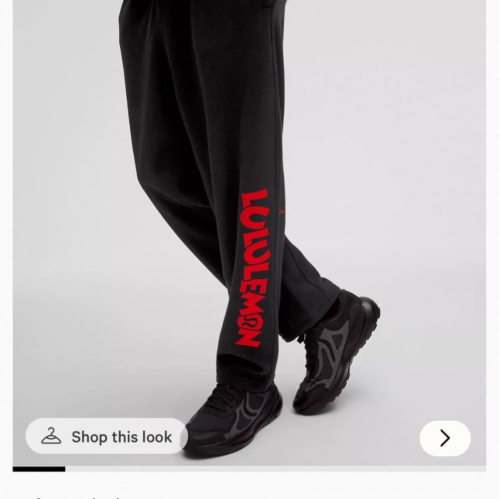 Lululemon Disney black joggers